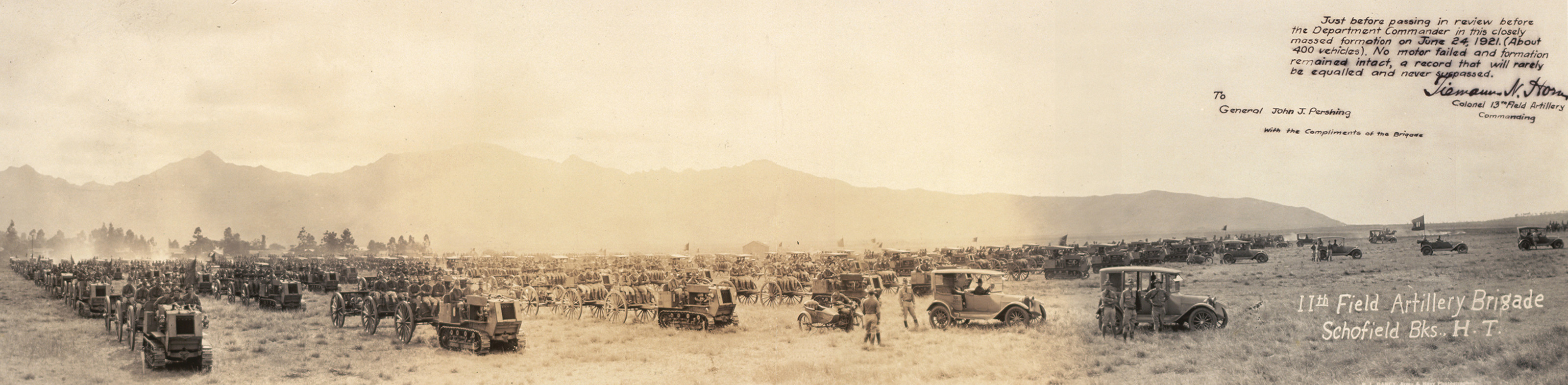 11th Field Artillery Brigade, Hawaii, 1921, 1921 — historic image
