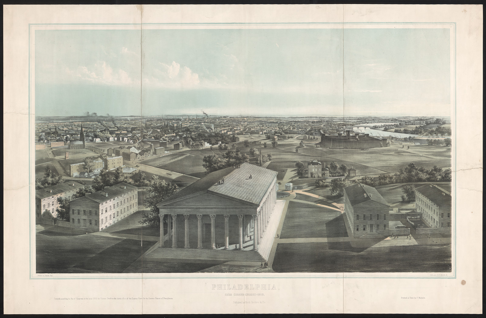 Philadelphia from Girard College — historic image