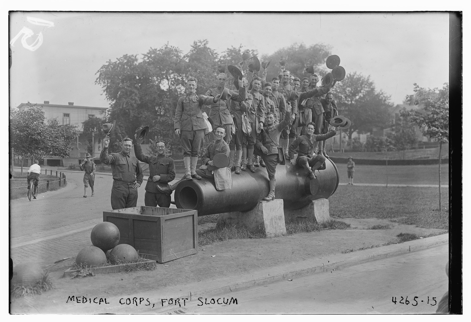 Medical corps, Fort Slocum, n/a — historic photograph