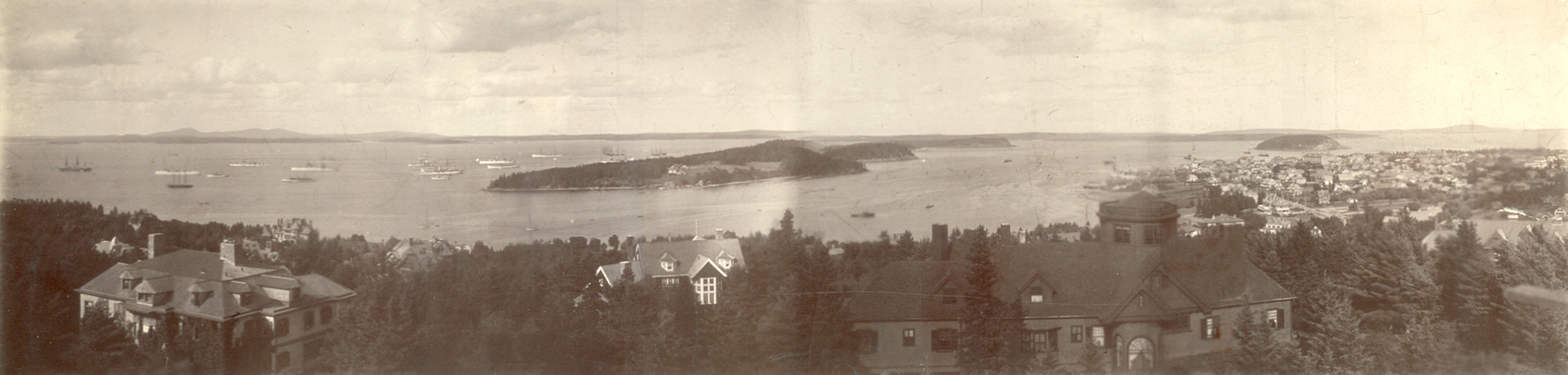 War Ships in Bar Harbor, Maine, 1904, 1904 — historic image