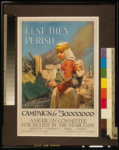 Lest they perish Campaign for $30000000 - American Committee for Relief in the Near East--Armenia-Greece-Syria-Persia / W.B. King Conwell Graphic Companies N.Y.