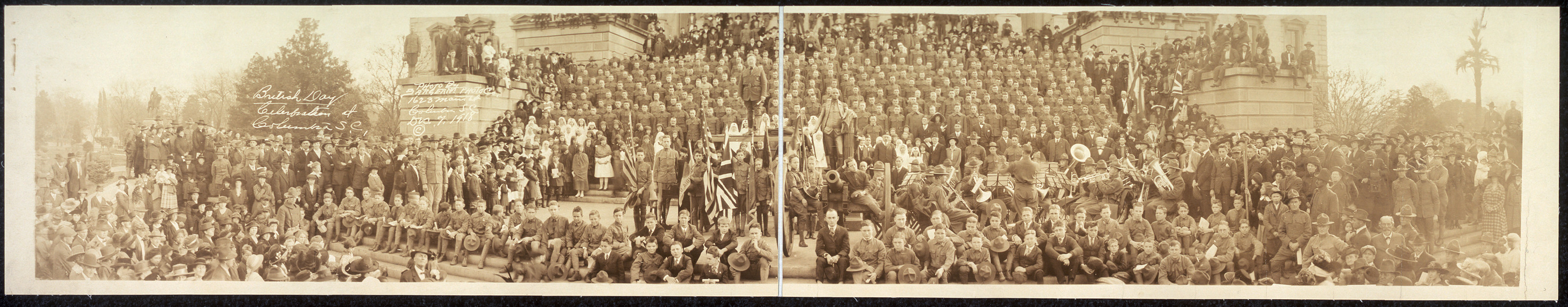 British Day Celebration at Columbia, South Carolina, 1918, 1918 — historic image