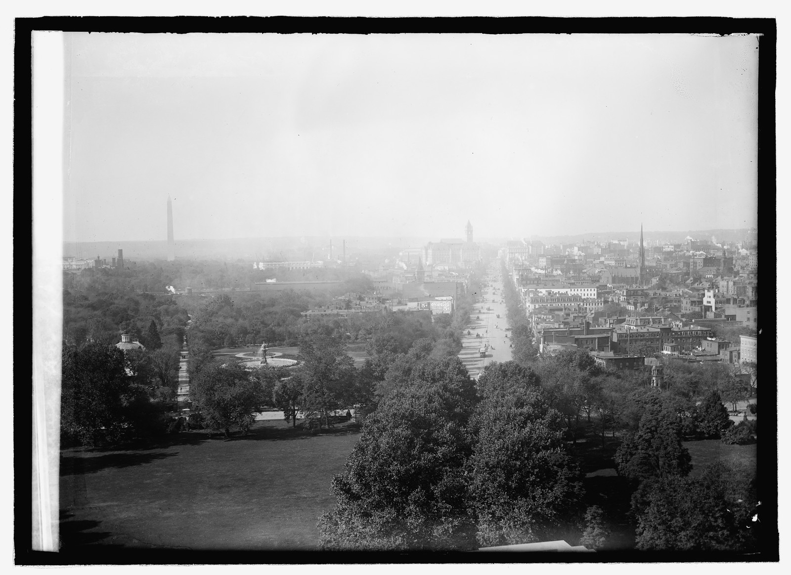 Penna. Ave from Capitol, [between 1909 and 1923] — historic photograph