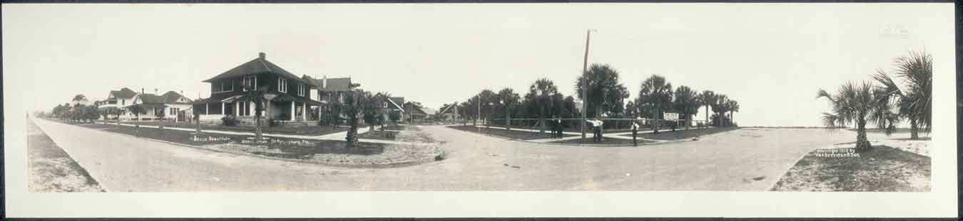 FL Beach Drive St. Petersburg 1913 PHOTO, 1913 — historic image