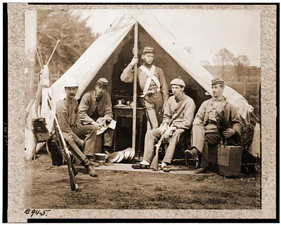 7th New York State Militia Camp Cameron D.C. 1861