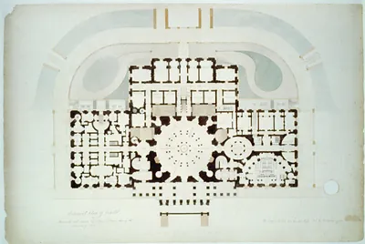 [United States Capitol, Washington, D.C. Basement floor plan]