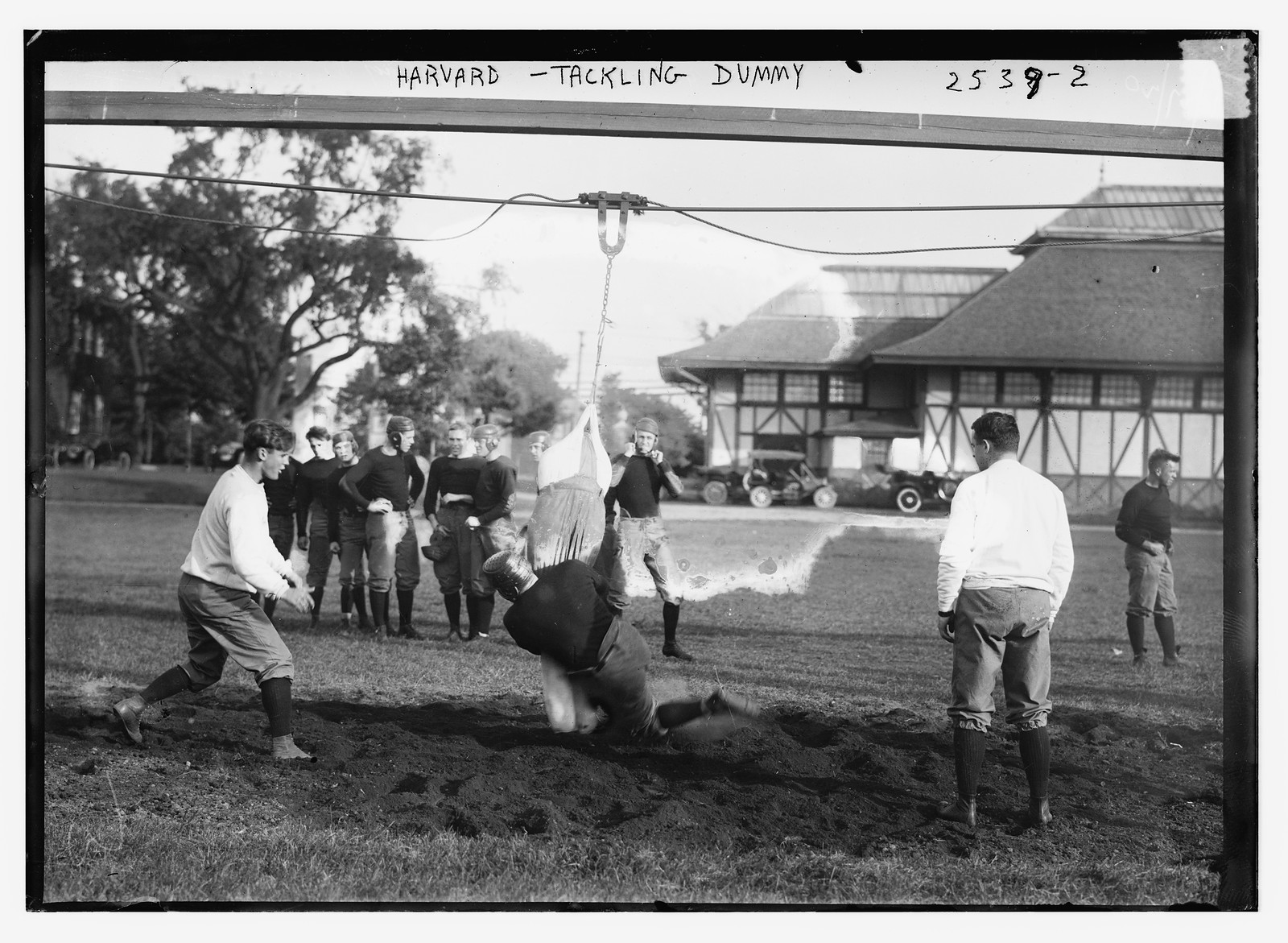 Harvard - tackling dummy, n/a — historic photograph