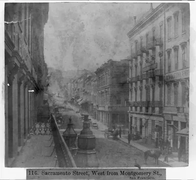 Sacramento Street, West from Montgomery St., San Francisco