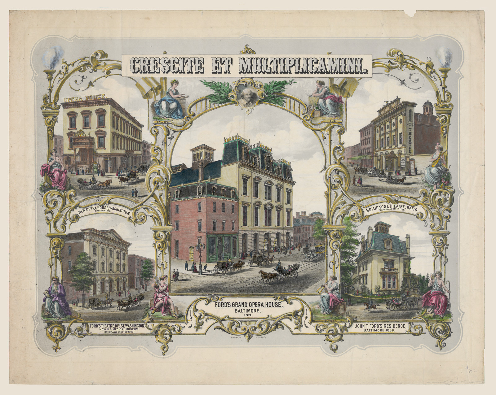 Crescite et Multiplicamini: Ford's Grand Opera House, Baltimore — historic image