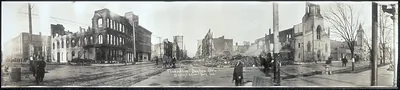 Oh 1913 Flood and fire, Dayto