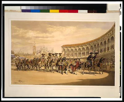 Entry of the toreros in procession / Lake Price, Seville.