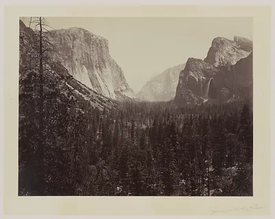 [Entrance to Yosemite Valley, Calif.]