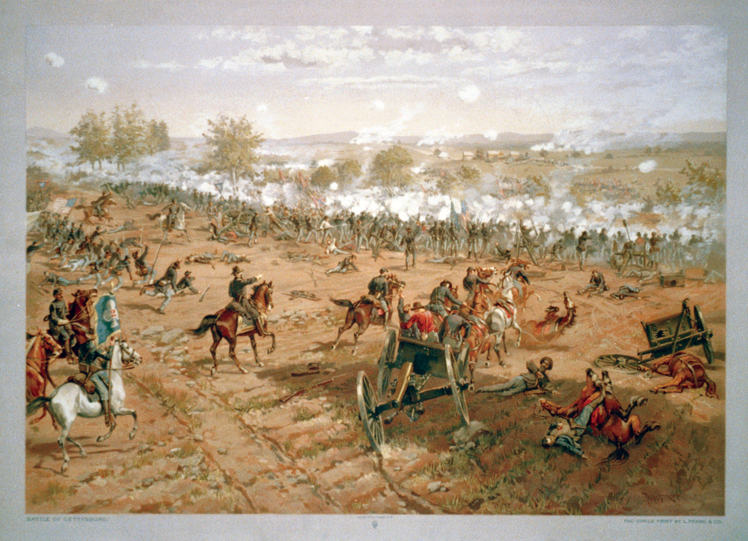Battle of Gettysburg, c1887 May 16. — historic print