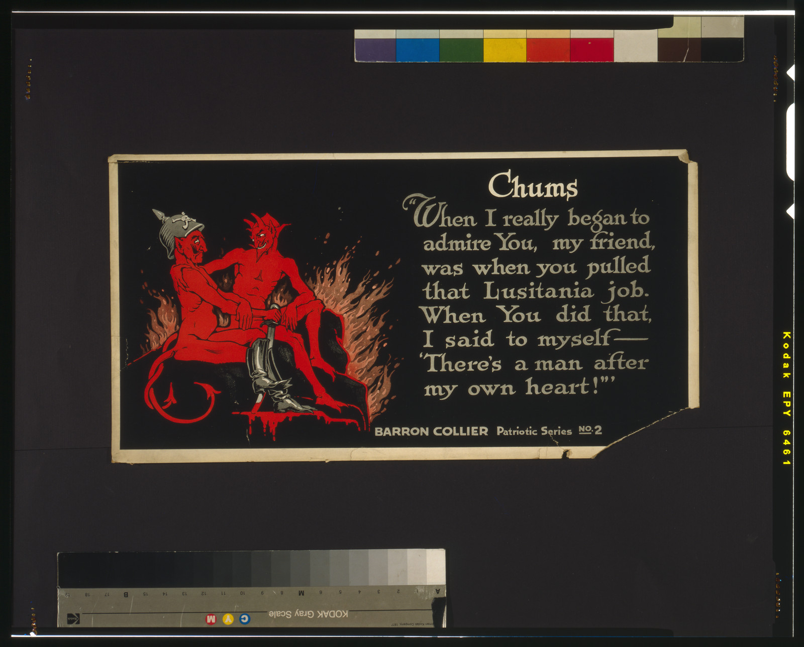 Chums: When I really began to admire You, my friend, 1918 — historic image