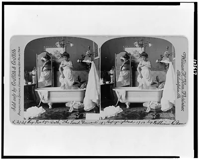 My lady's bath, the last garment""