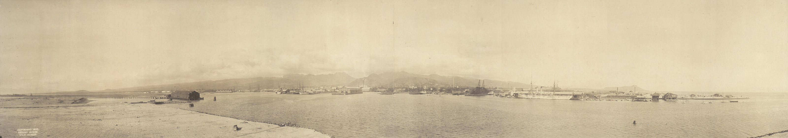 Honolulu Harbor, Hawaii, 1910, 1910 — historic image