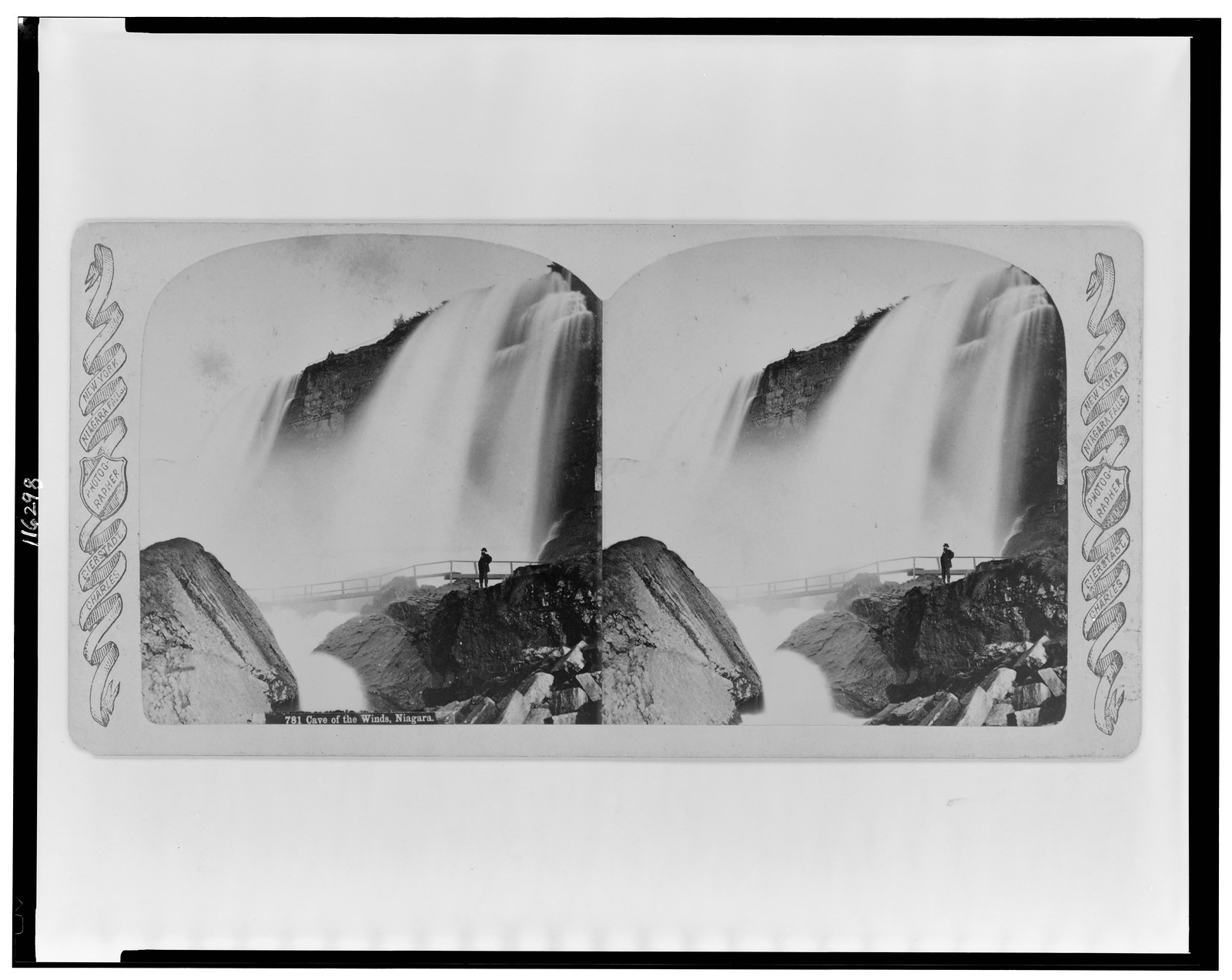 Cave of the Winds, Niagara, Niagara Falls, N.Y. : C. Bierstadt, [between 1860 and 1890] — historic photograph