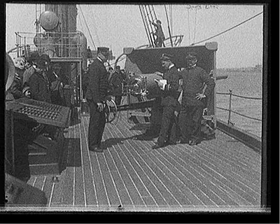U.S.S. Raleigh, Lieuts. Chadwick and Kiely and pay clerk