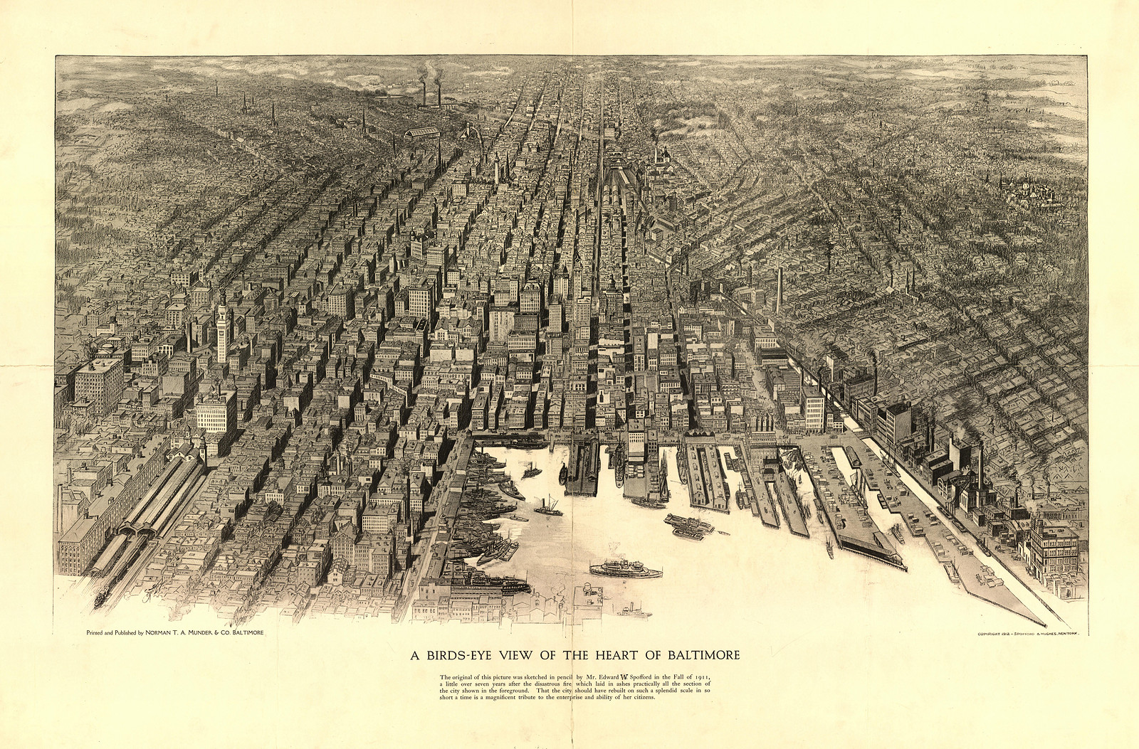 MD-Baltimore-1912, 1912 — antique map
