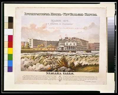 International Hotel with new parlors on the rapids, Niagara Falls