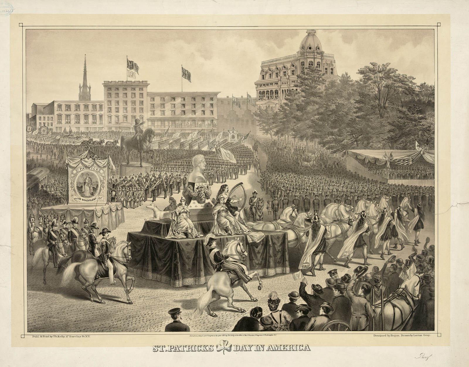 St. Patrick's Day in America — historic image