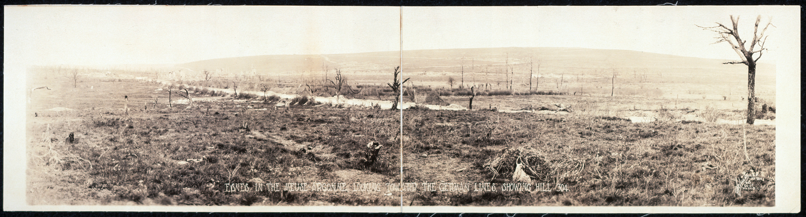 Esnes in the Meuse-Argonne, Hill 304, France, 1919, 1919 — historic image