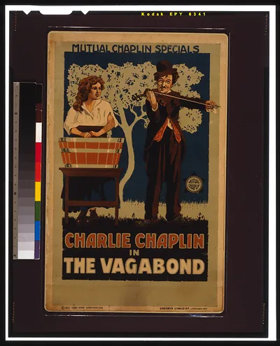 Charlie Chaplin in the vagabond / Greenwich Litho. Co. N.Y.