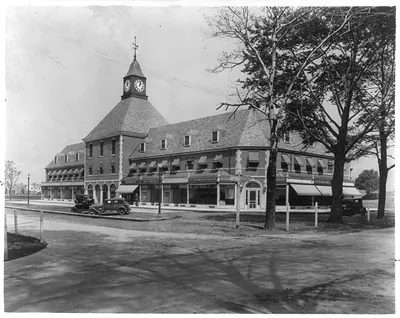 The town for the motor age" N.J."