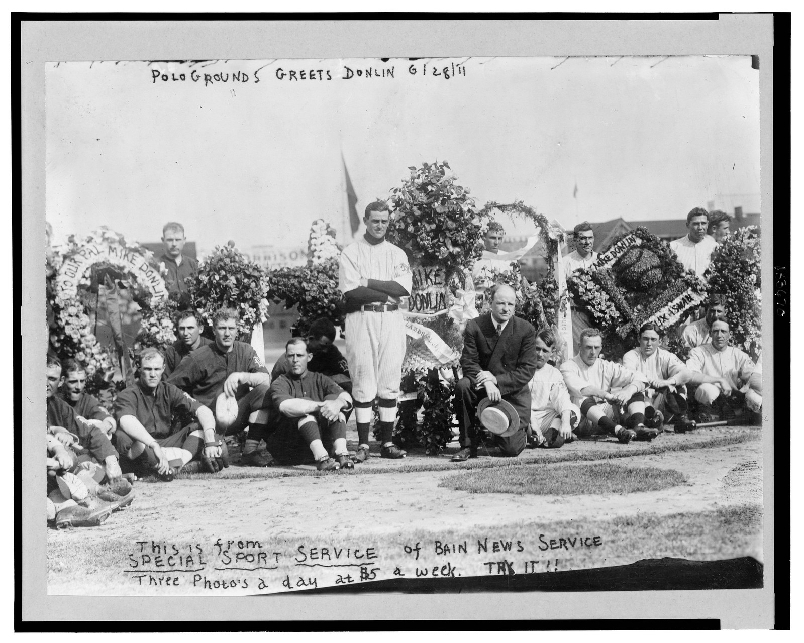 [Turkey" Mike Donlin baseball player for the New York Giants, LOT 10898 [item] [P&P]Check for an online group record (may link to related items) — historic image