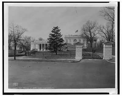 East portico of White House, Washington, D.C.