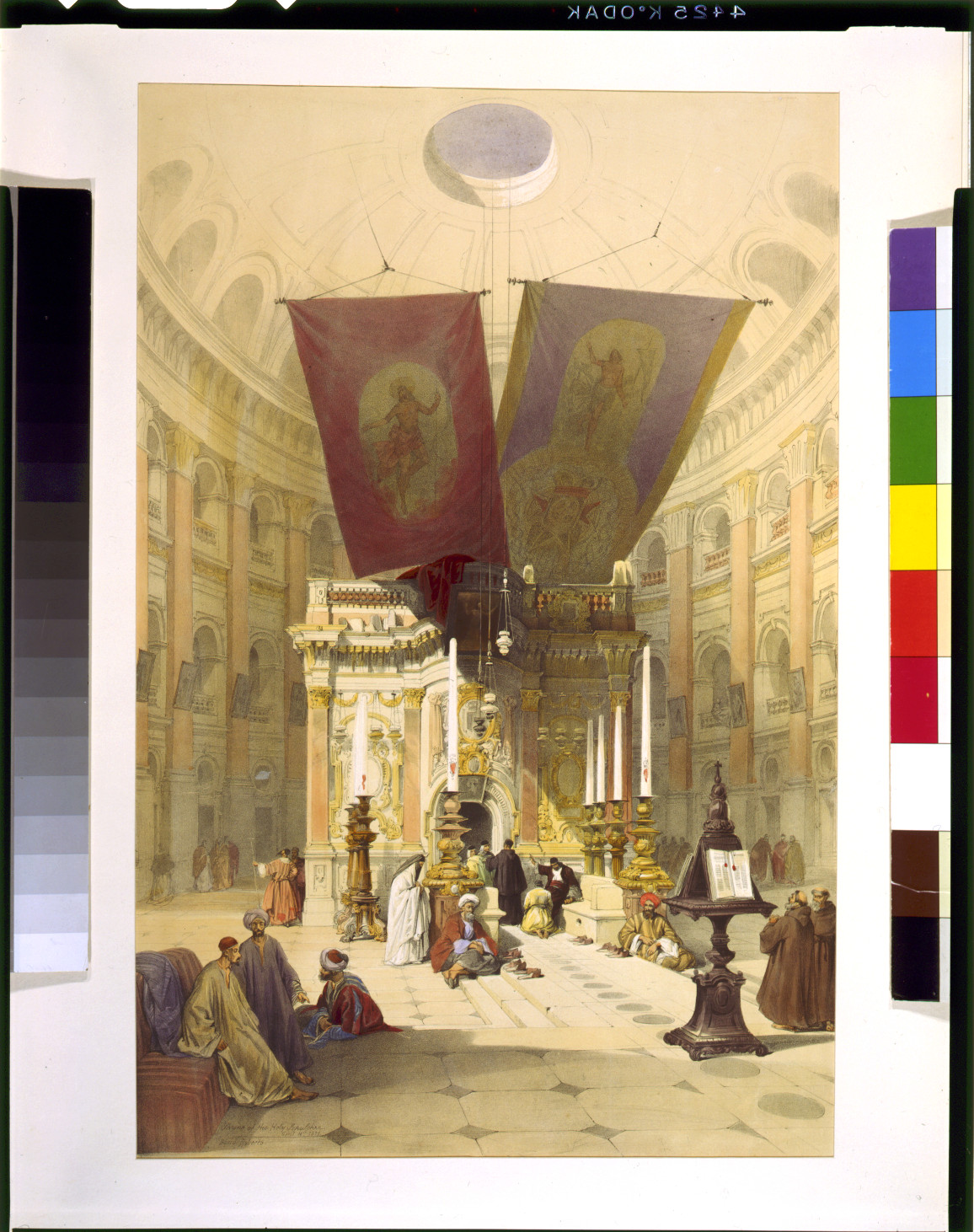 Shrine of the Holy Sepulchre April 10th 1839 / David Roberts., [published 1842] — antique lithograph