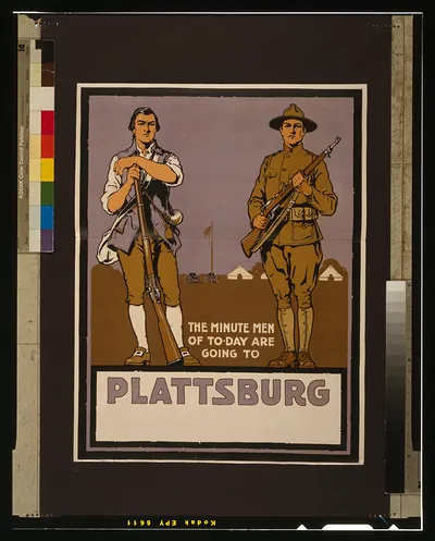 The minute men of to-day are going to Plattsburg [sic]