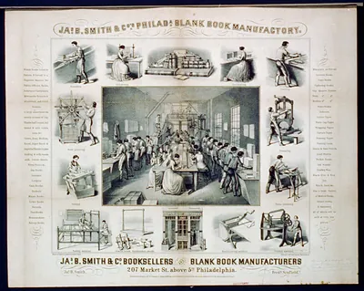 Jas. B. Smith & Co's. Philada. blank book manufactory