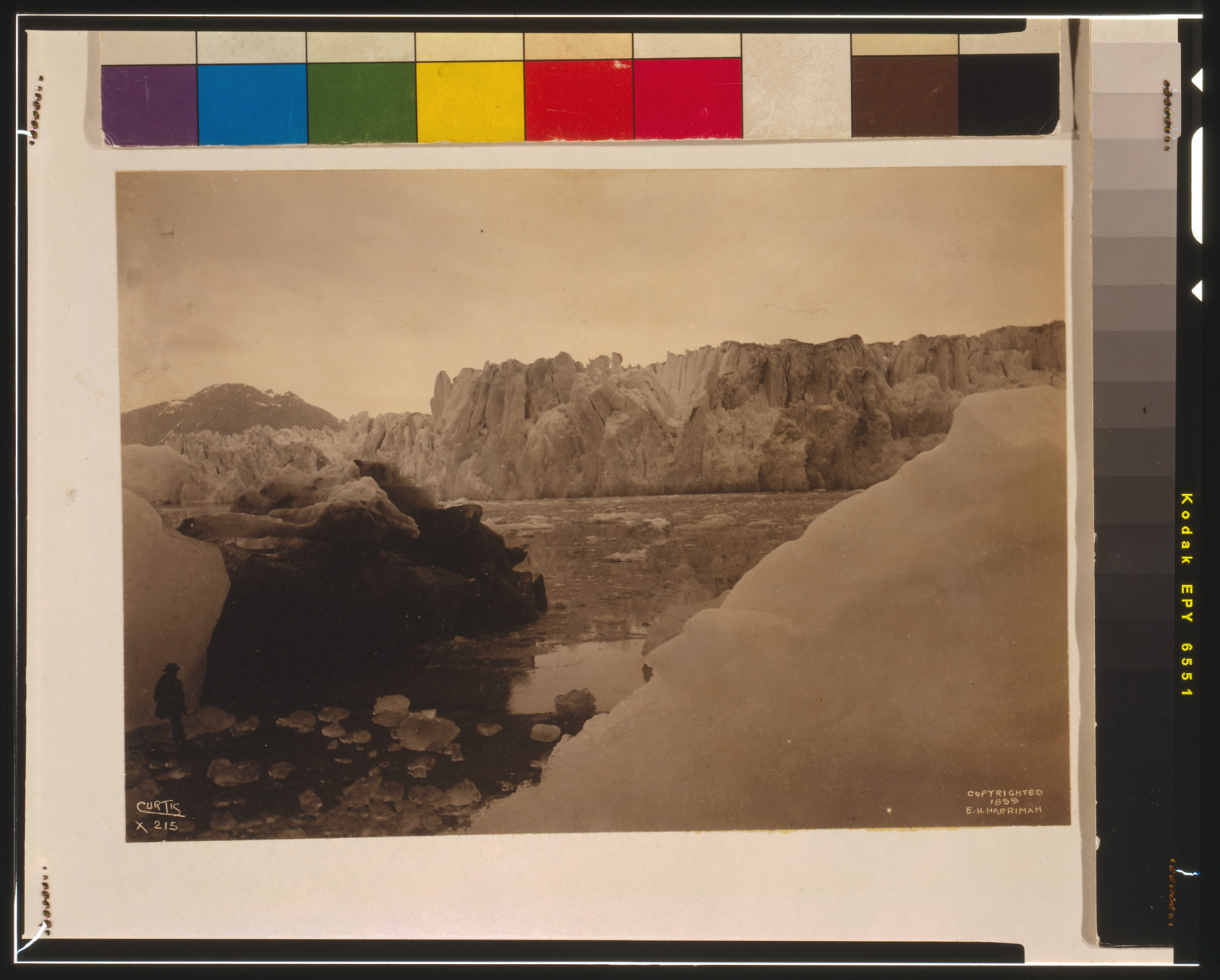 [Glaciers, Alaska] / Curtis., c1899. — historic photograph