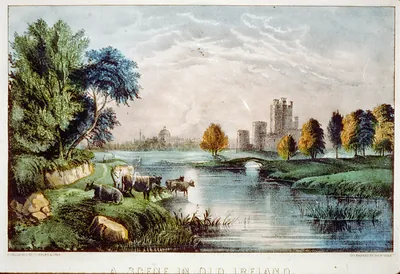 A scene in old Ireland