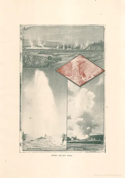 Upper Geyser Basin: Old Faithful and Giant Geyser