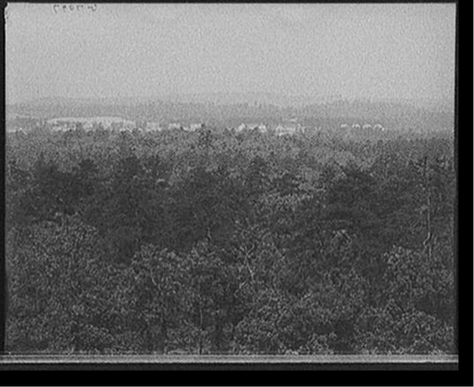 [Fort Oglethorpe from Reed's Tower, Chickamauga, Georgia], [between 1900 and 1910] — historic photograph