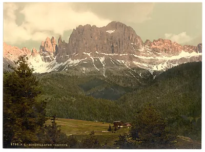 Rosengarten Group Tyrol Austro-Hungary