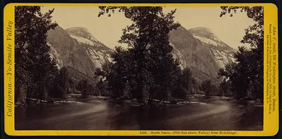 North Dome (3725 feet above Valley) from Hutchings'