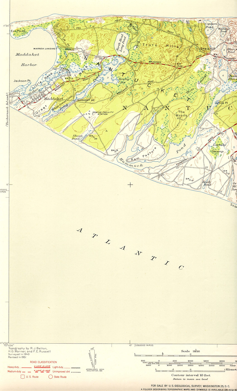 nntc 51 sw, Massachusetts — antique map
