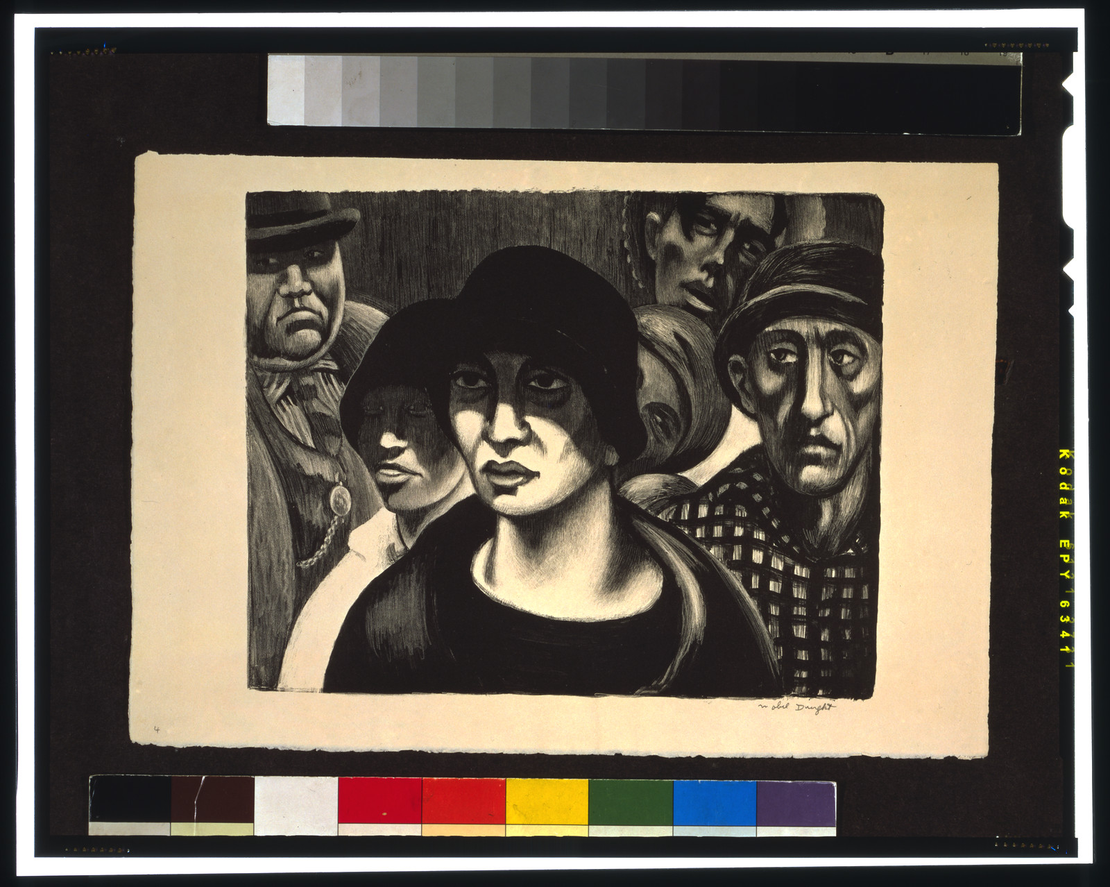 [In the crowd] / Mabel Dwight., [1931] — antique lithograph