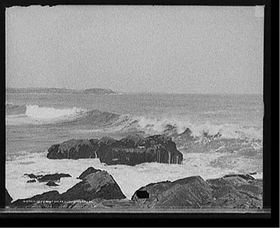 Surf at Bass Rocks, Gloucester, Mass.
