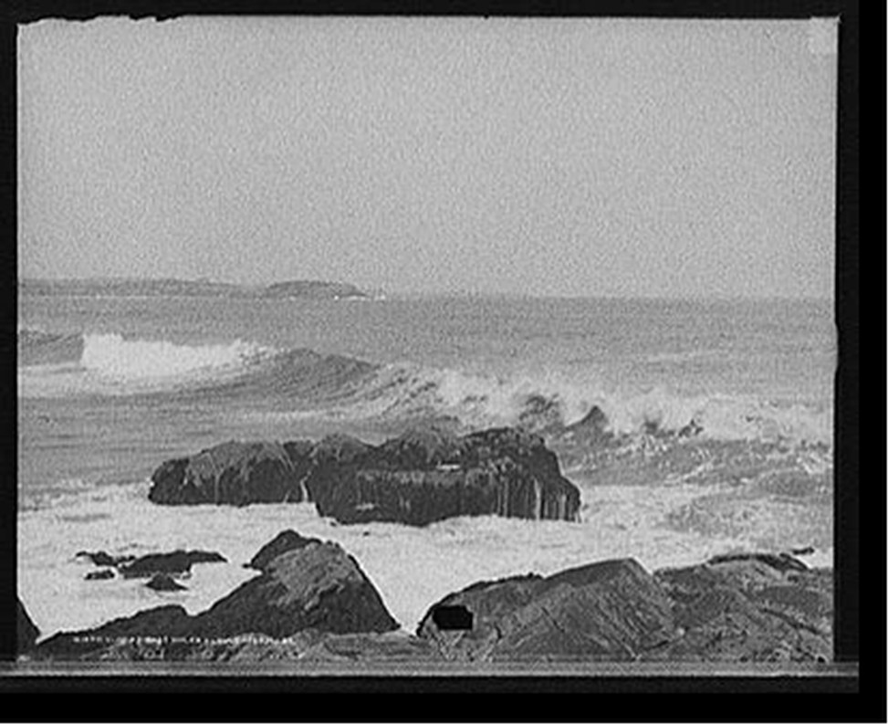 Surf at Bass Rocks, Gloucester, Mass., [1905 or 1906] — historic photograph