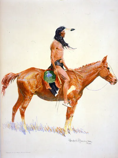 [A Cheyenne buck] / Frederic Remington.