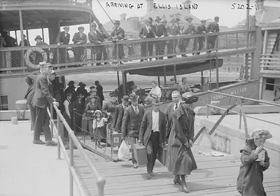 Arriving At Ellis Island