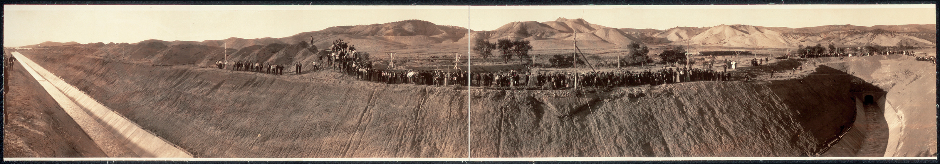 Gunnison Tunnel Montrose, Colorado, 1909, 1909 — historic image