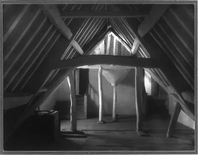 Kelmscott Manor: in the attics