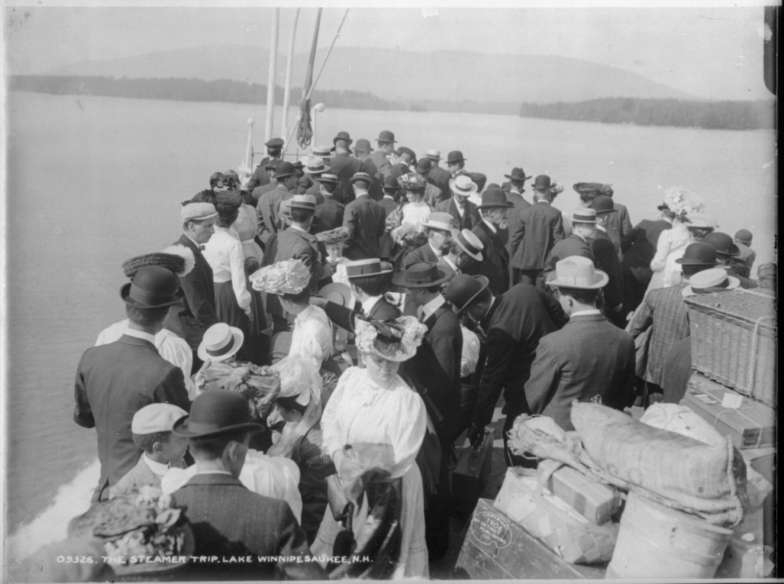 Lake Winnipesaukee, N.H.: The steamer trip, c1906. — historic photograph