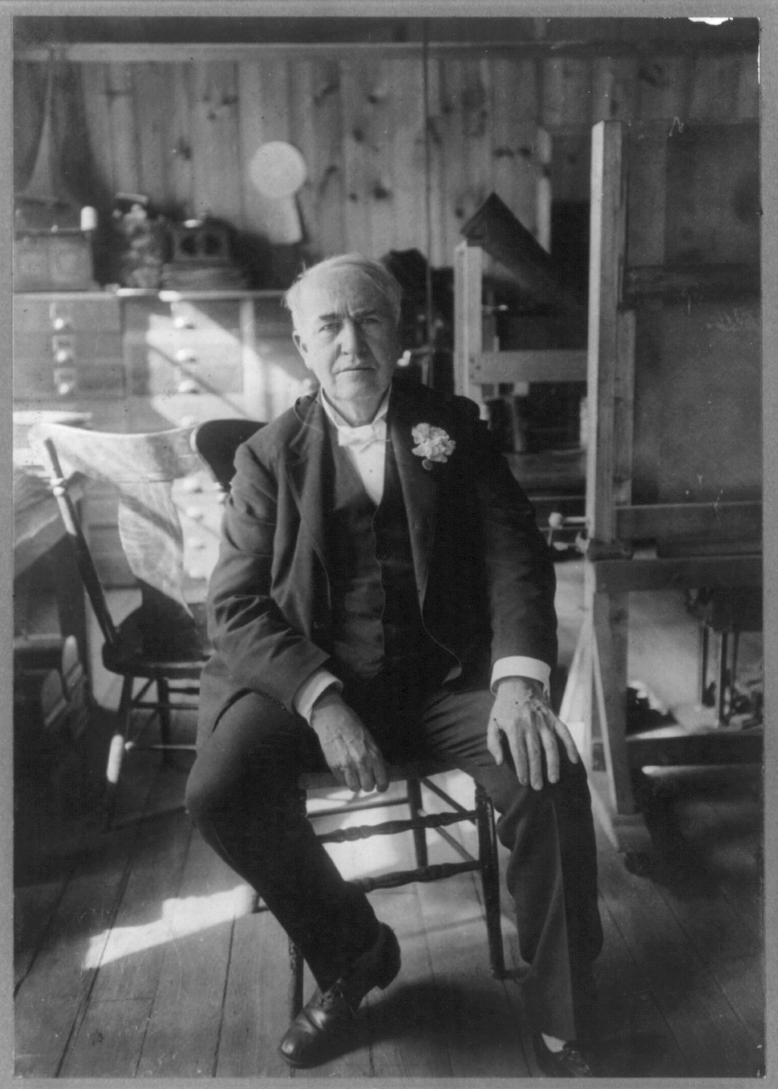 Thomas Alva Edison, 1847-1931, [no date recorded on caption card] — historic photograph