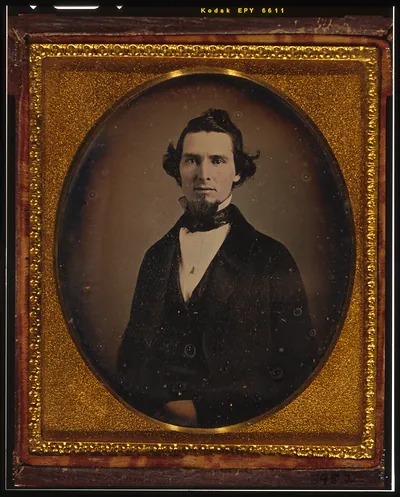 [Unidentified man with beard, half-length portrait, facing front]